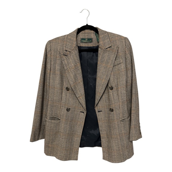 embassy Row Jackets & Blazers - Vintage Glen Plaid Double-Breasted Blazer Embassy Row Women’s Size: 4